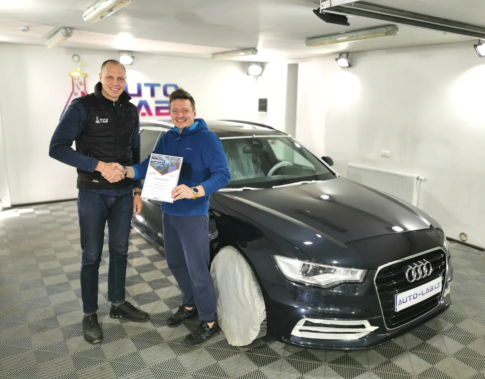 Automobilio poliravimo praktikos mokymų kontekstas